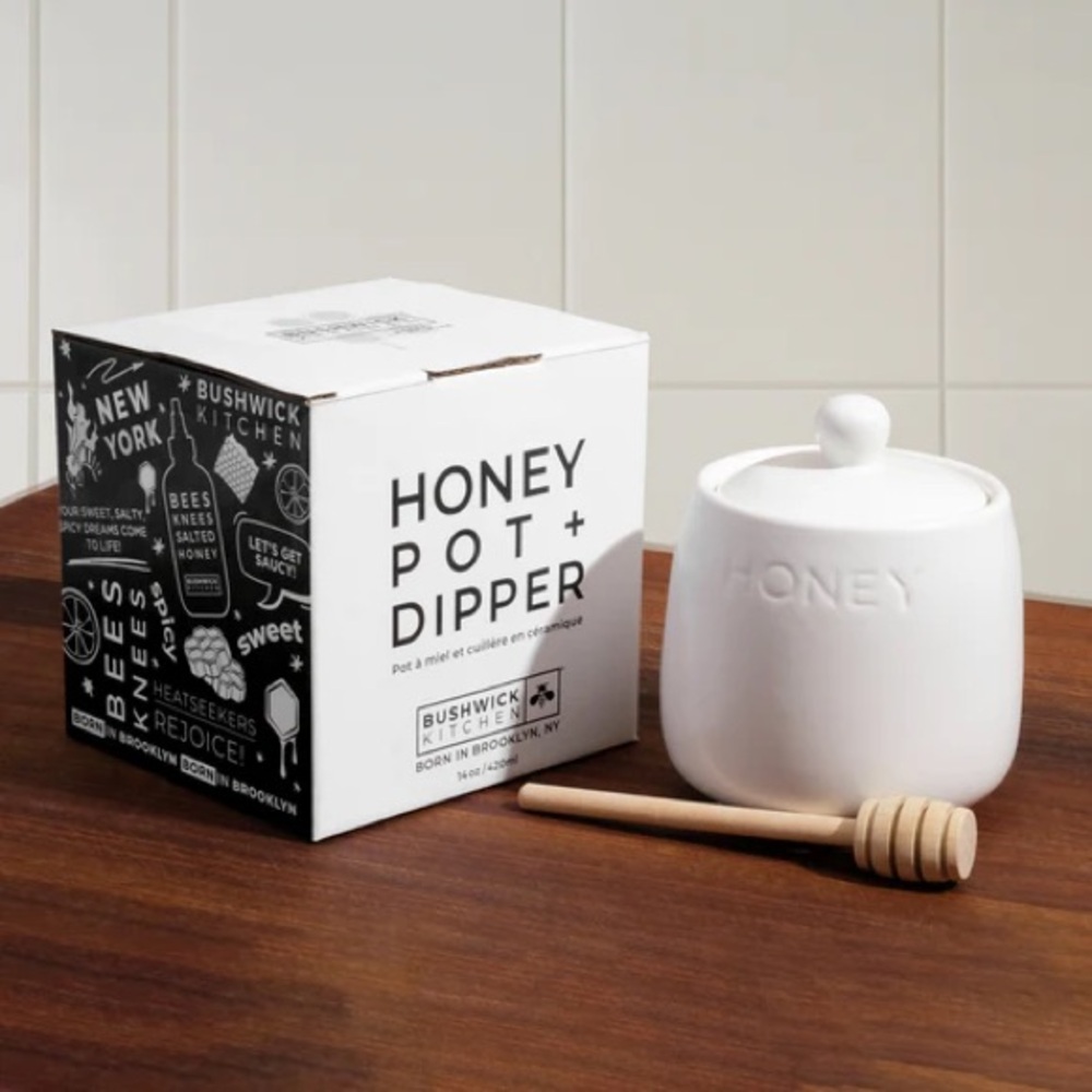 🌸 BUSHWICK KITCHEN - Honey Jar + Dipper 🌸